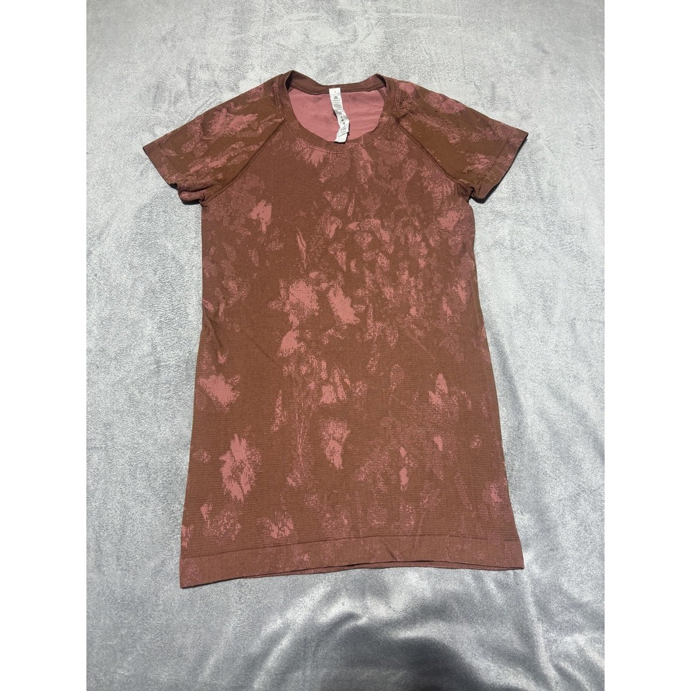 Lululemon Women Size 4 Swiftly Tech Short Sleeve Shirt 2.0 Top W3FQ3S